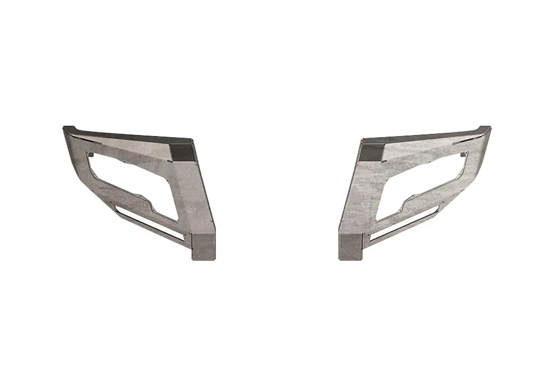 2152DF0 – ROAD ARMOR Bumper End, Raw Steel Standard Width
